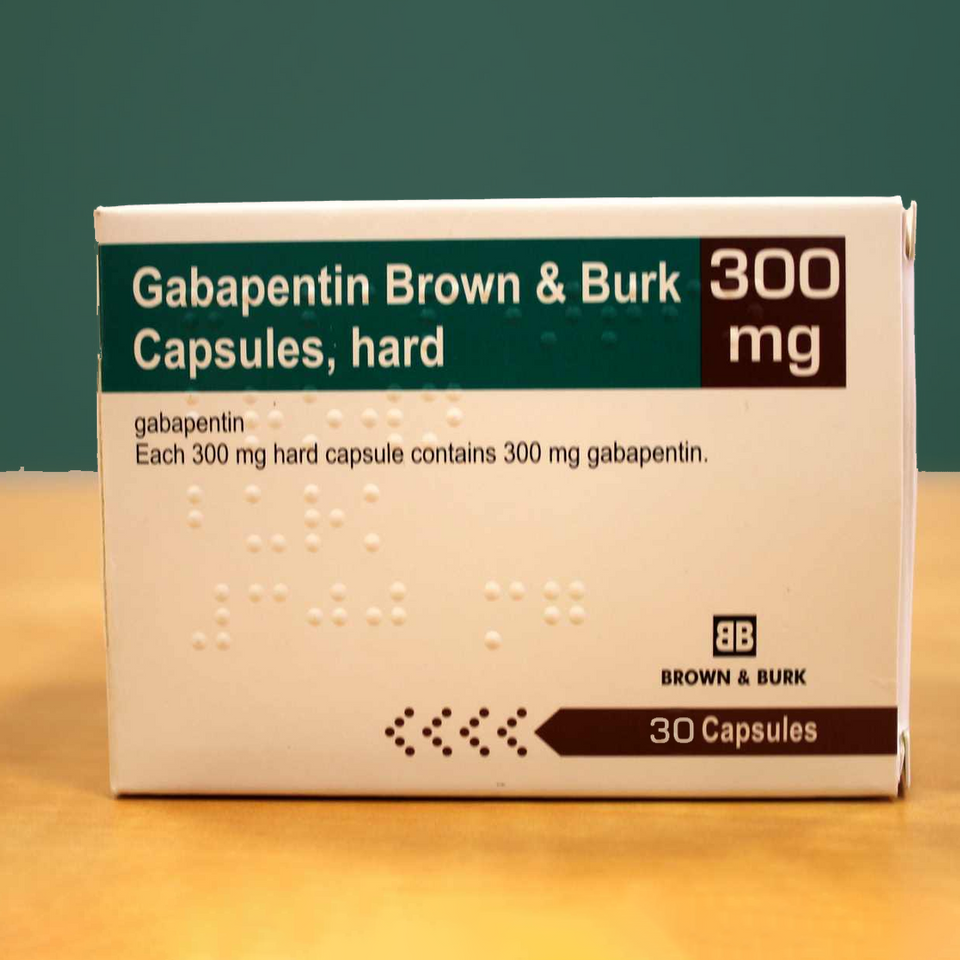 Gabapentin Brown&Burk 300mg Capsules